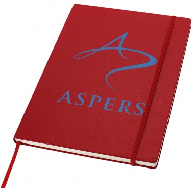 Logotrade corporate gift image of: Executive A4 hard cover notebook, red