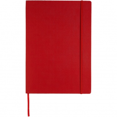 Logo trade advertising products picture of: Executive A4 hard cover notebook, red