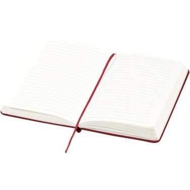 Logo trade promotional giveaway photo of: Executive A4 hard cover notebook, red