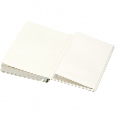 Logo trade promotional gift photo of: Executive A4 hard cover notebook, white