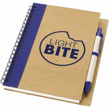 Logotrade promotional gift picture of: Priestly notebook with pen, blue