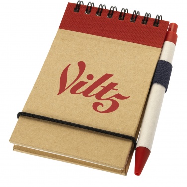 Logo trade promotional merchandise picture of: Zuse jotter with pen, red