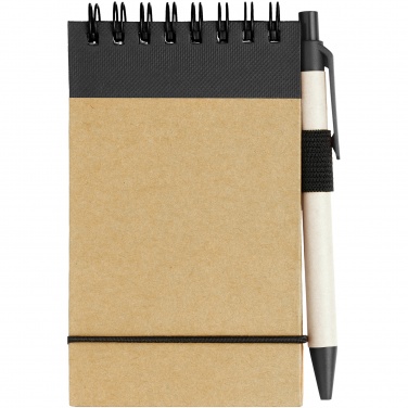 Logotrade promotional item picture of: Zuse jotter with pen, black