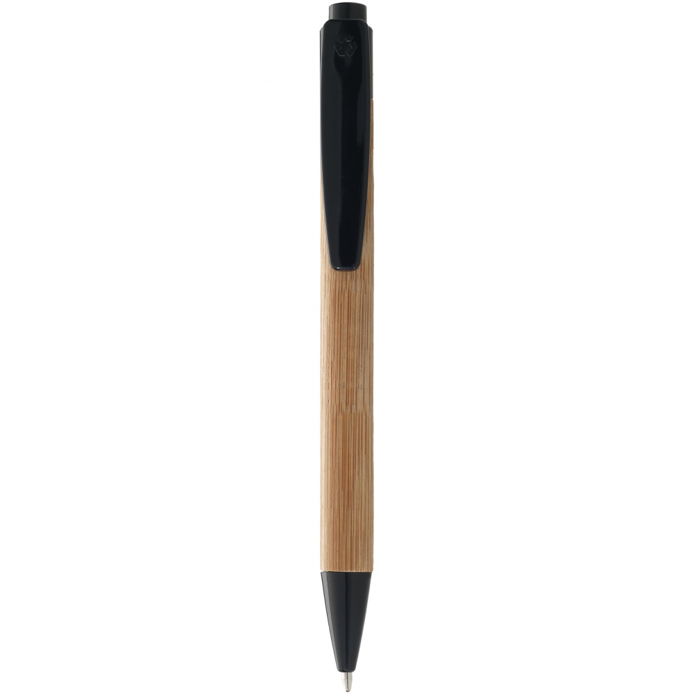 Logotrade promotional item picture of: Borneo ballpoint pen, black