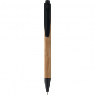 Logotrade promotional giveaway picture of: Borneo ballpoint pen, black