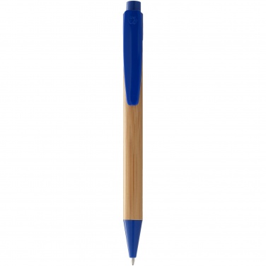 Logo trade promotional products picture of: Borneo ballpoint pen, blue