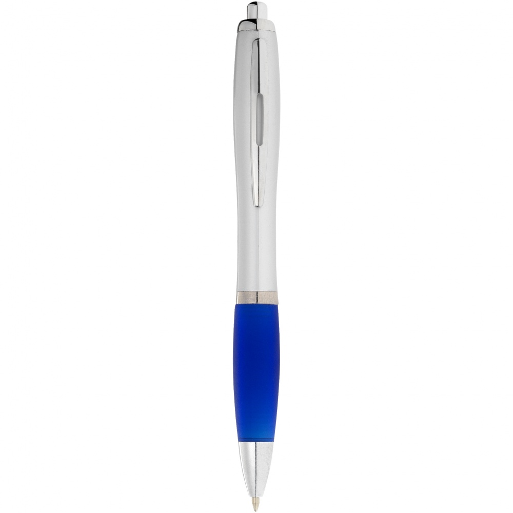 Logo trade promotional giveaways image of: Nash ballpoint pen, blue