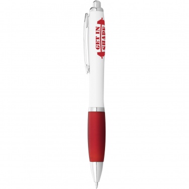 Logo trade promotional gifts image of: Nash Ballpoint pen, red