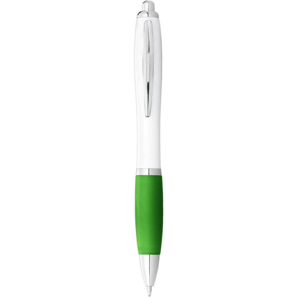 Logo trade corporate gift photo of: Nash Ballpoint pen, green