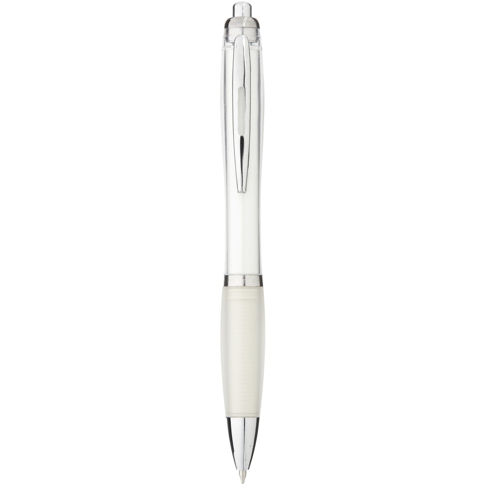 Logotrade promotional merchandise photo of: Nash ballpoint pen, white