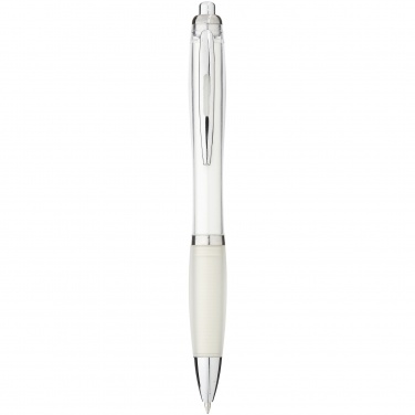 Logo trade promotional items picture of: Nash ballpoint pen, white