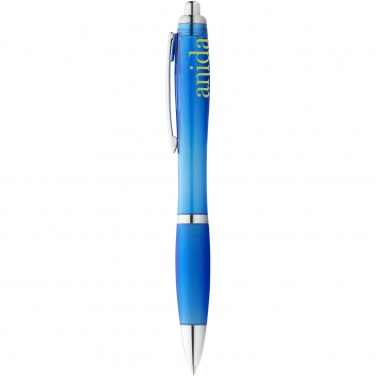 Logotrade promotional item picture of: Nash ballpoint pen, light blue