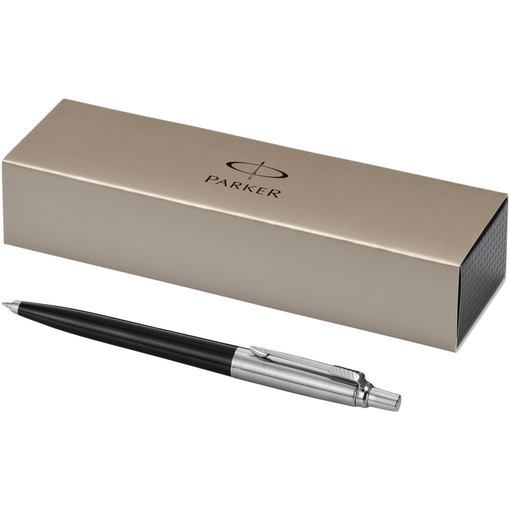 Logo trade promotional giveaways image of: Parker Jotter ballpoint pen, black