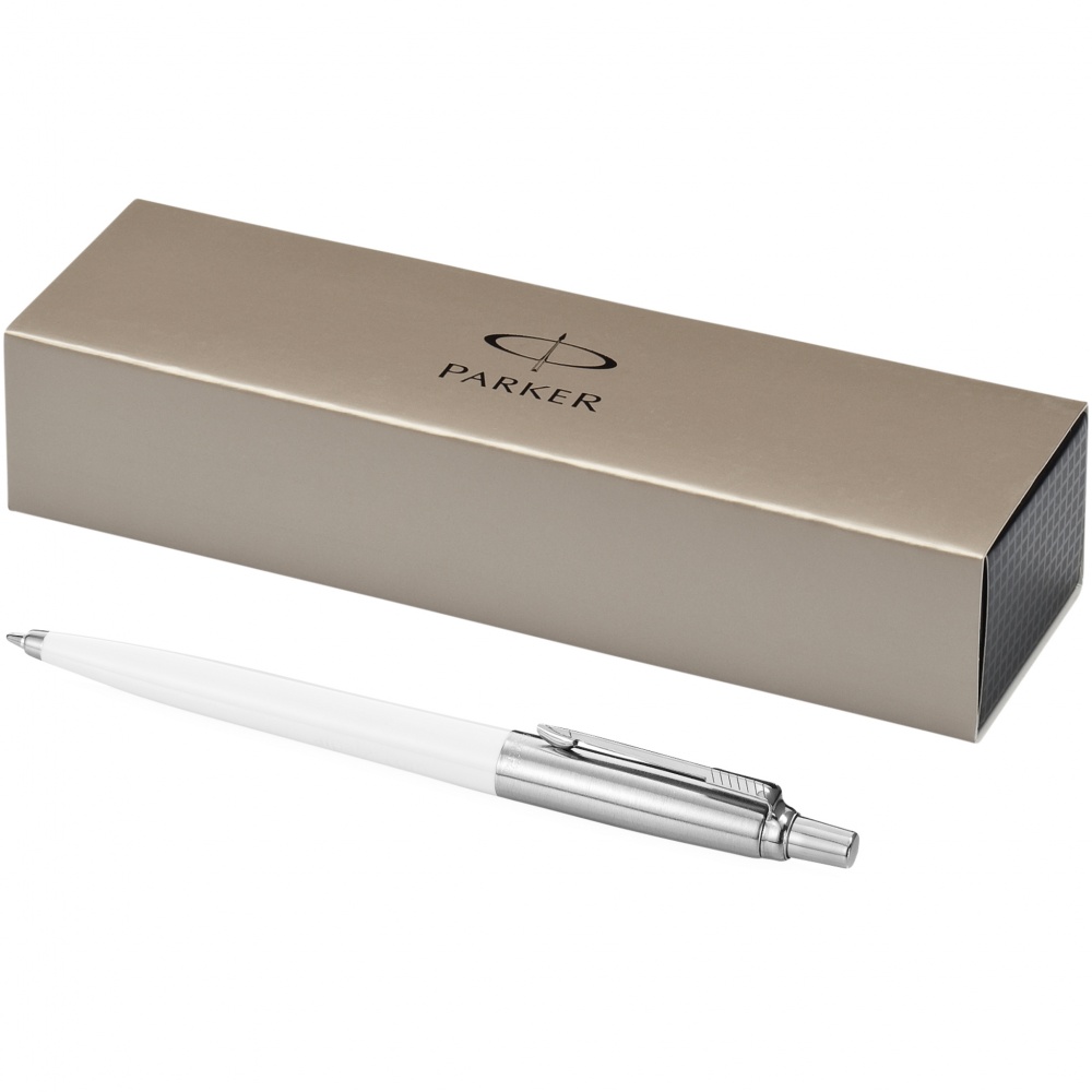 Logo trade promotional gift photo of: Parker Jotter ballpoint pen, white