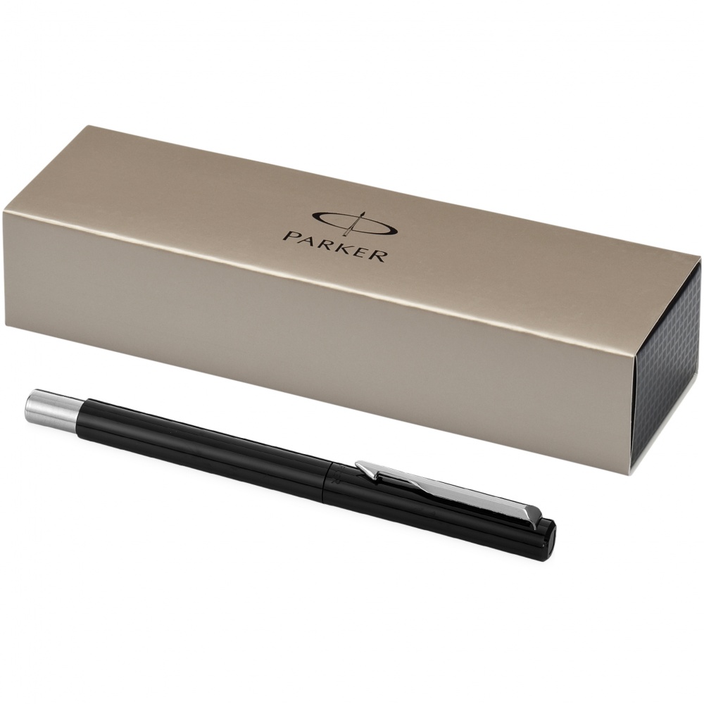 Logo trade business gift photo of: Parker Vector rollerball pen, black