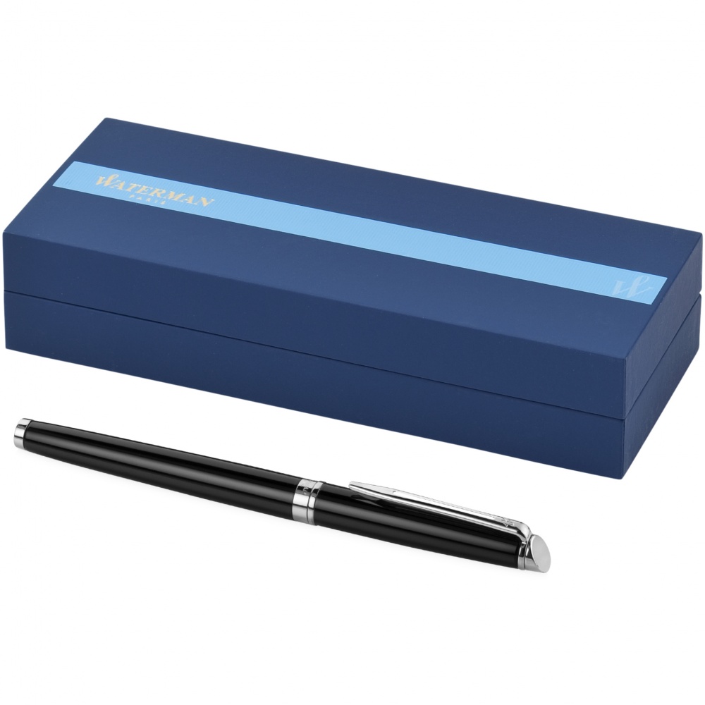 Logo trade promotional merchandise picture of: Hémisphère rollerball pen, black