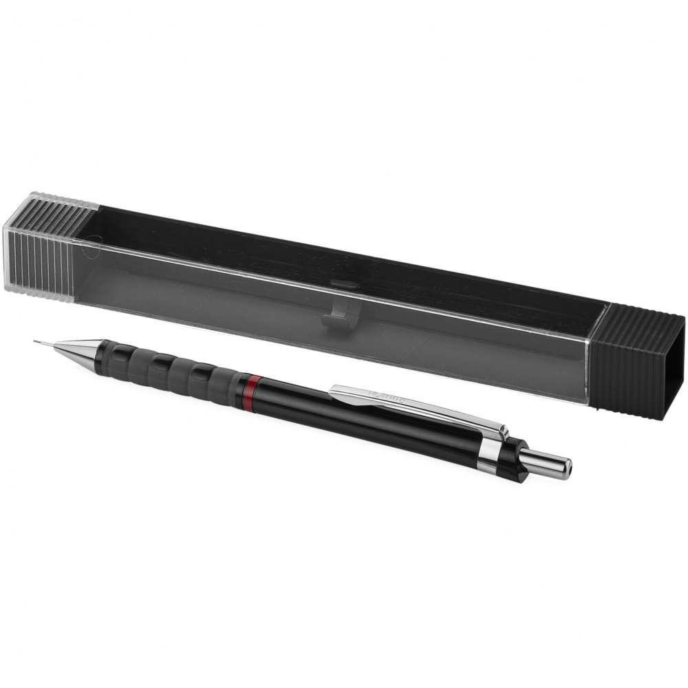 Logo trade corporate gifts picture of: Tikky mechanical pencil, black