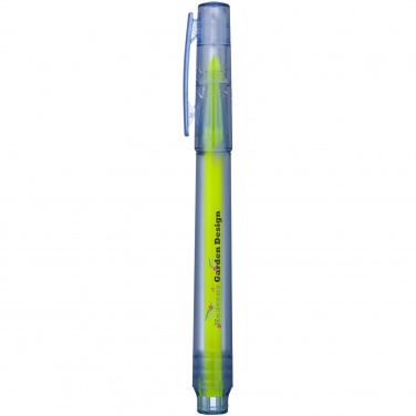 Logo trade promotional giveaways image of: Vancouver highlighter, neon yellow