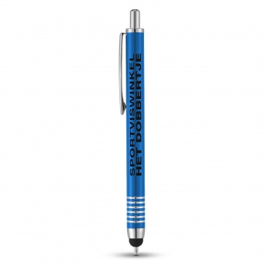 Logotrade promotional gift image of: Zoe stylus ballpoint pen, blue