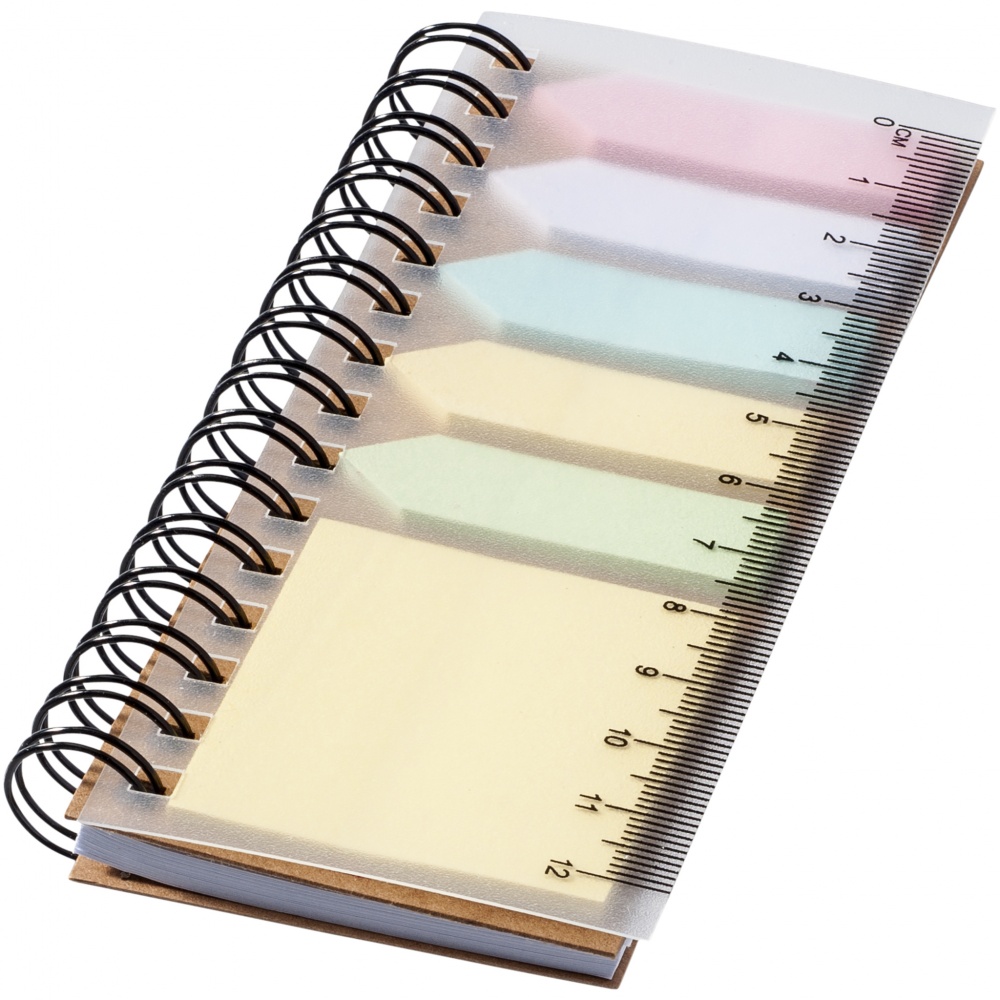 Logo trade corporate gifts picture of: Spiral sticky note book