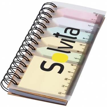 Logo trade promotional merchandise picture of: Spiral sticky note book