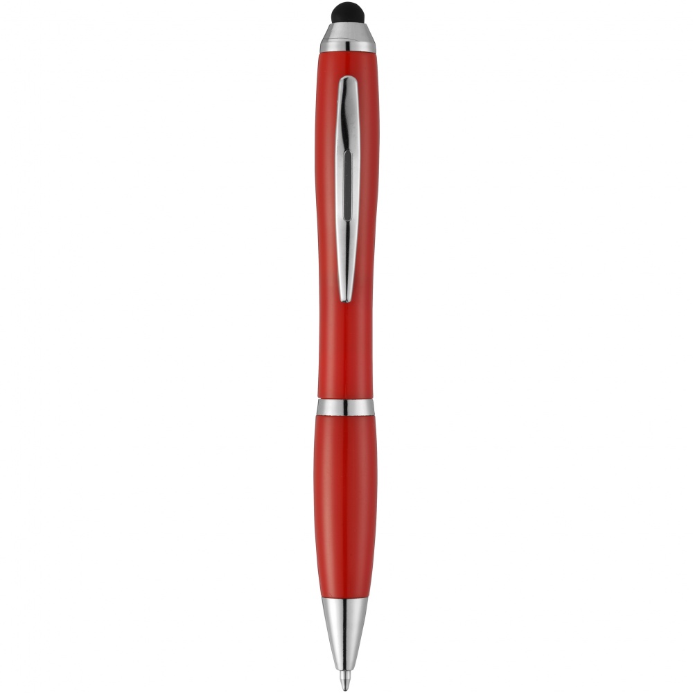 Logotrade promotional giveaways photo of: Nash stylus ballpoint pen, red