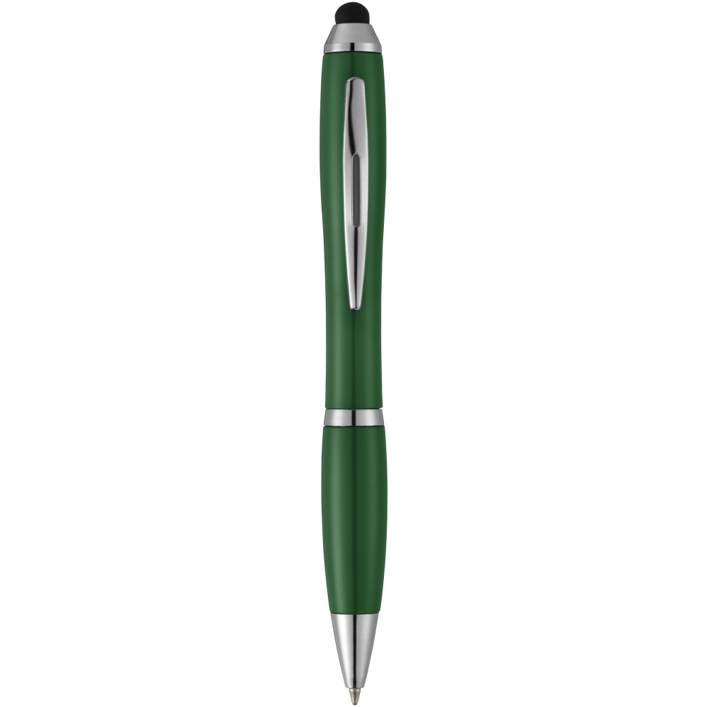 Logotrade business gifts photo of: Nash stylus ballpoint pen, green