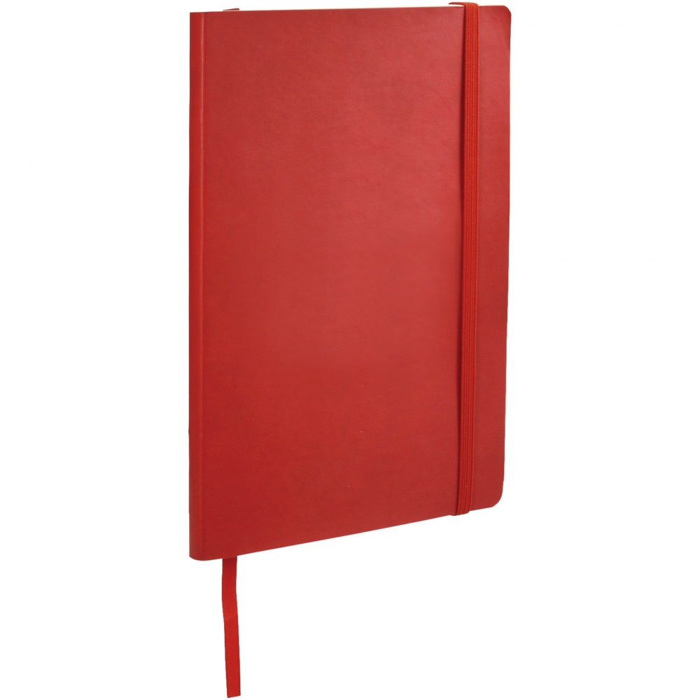 Logo trade business gifts image of: Classic Soft Cover Notebook, red