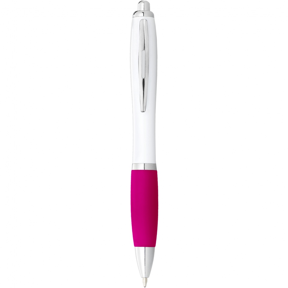 Logo trade promotional gifts image of: Nash ballpoint pen, pink