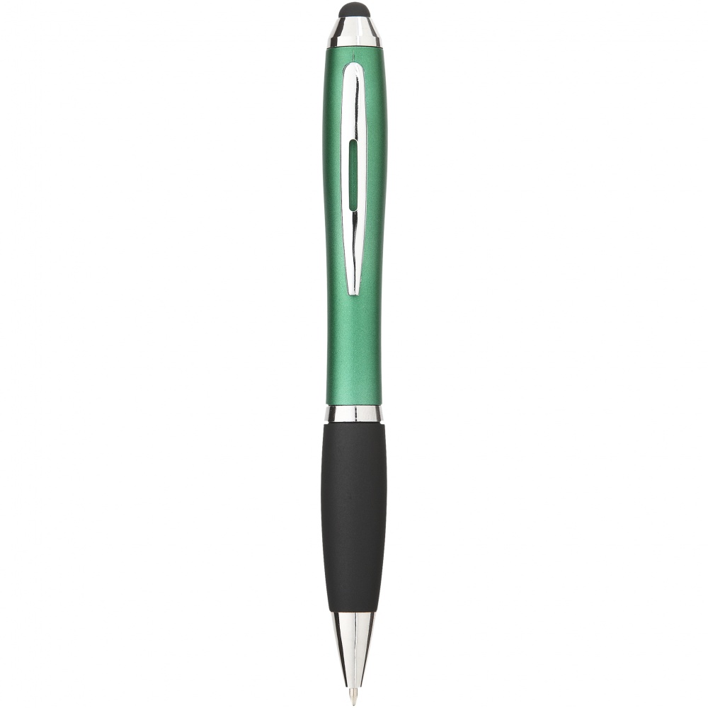 Logotrade business gift image of: Nash Stylus Ballpoint Pen, green