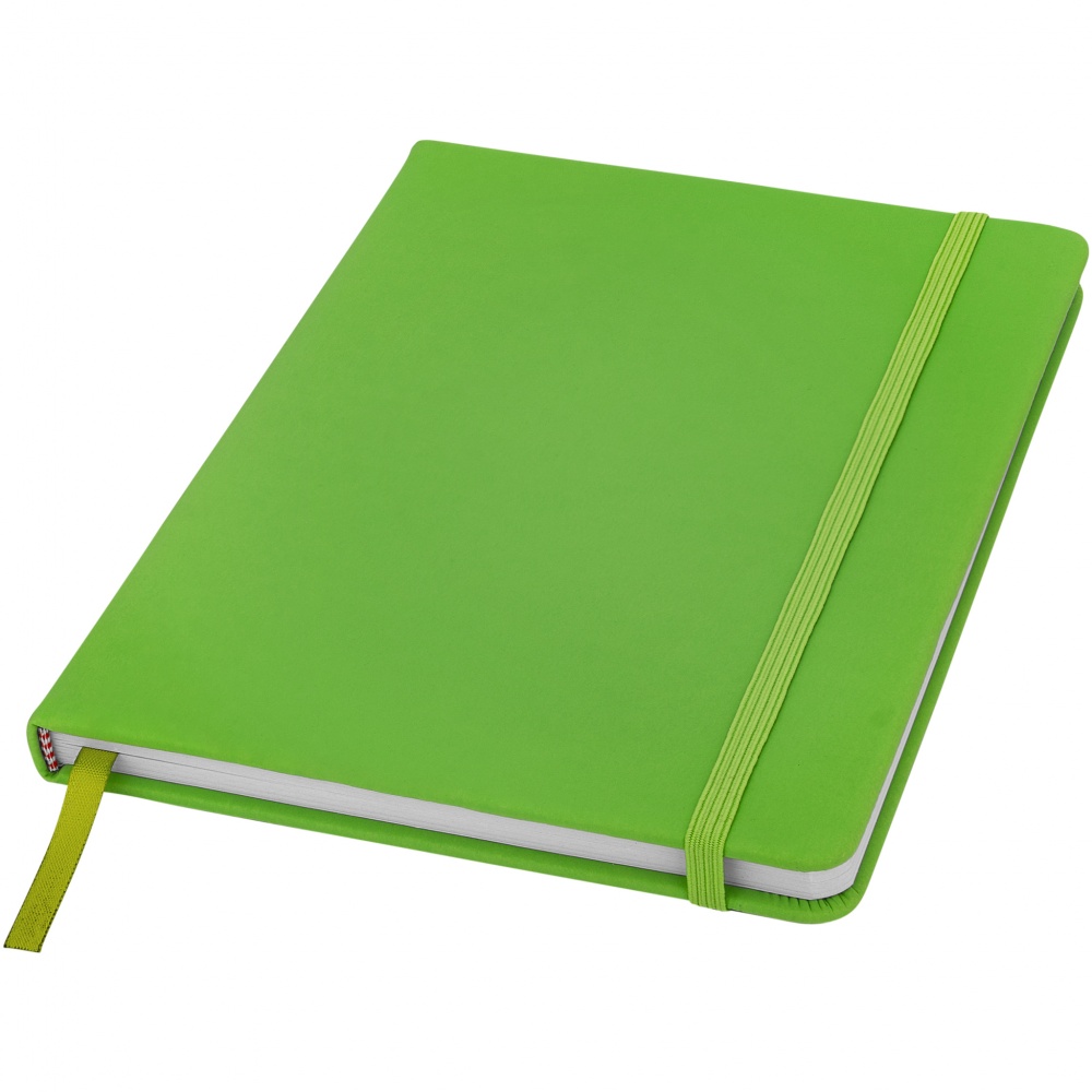 Logo trade advertising product photo of: Spectrum A5 Notebook, light green