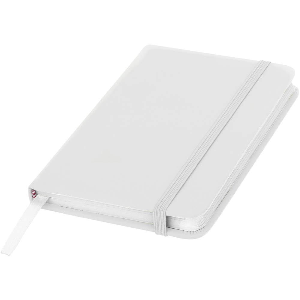 Logotrade promotional item image of: Spectrum A6 Notebook, white