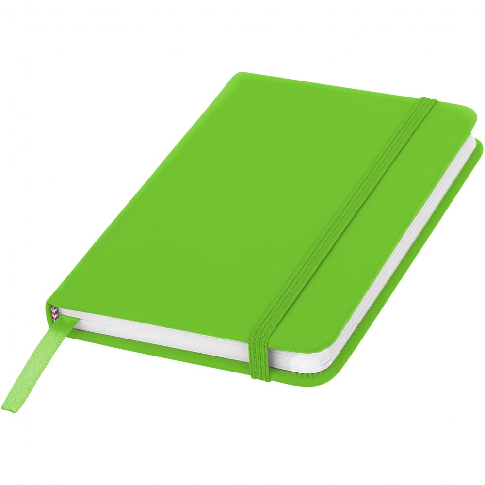 Logo trade promotional products image of: Spectrum A6 Notebook, light green