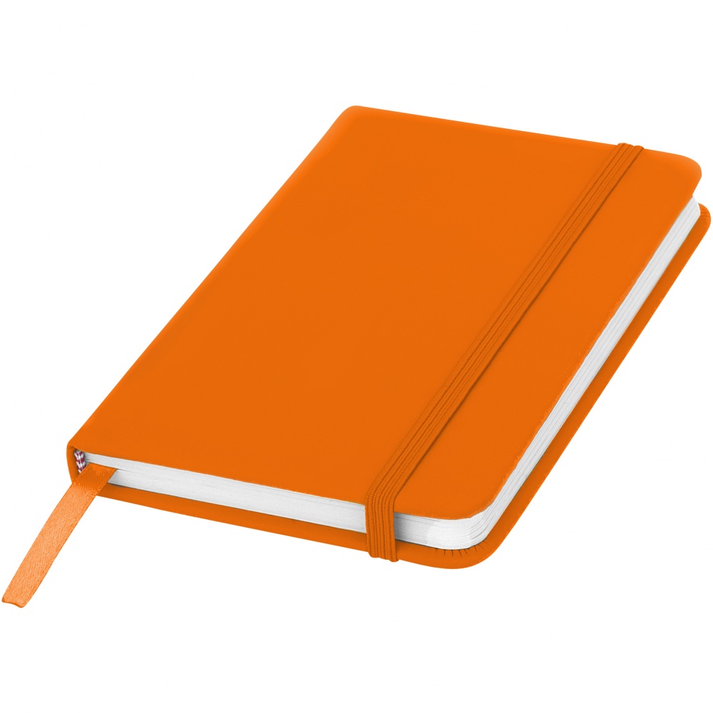 Logo trade promotional items image of: Spectrum A6 Notebook, orange