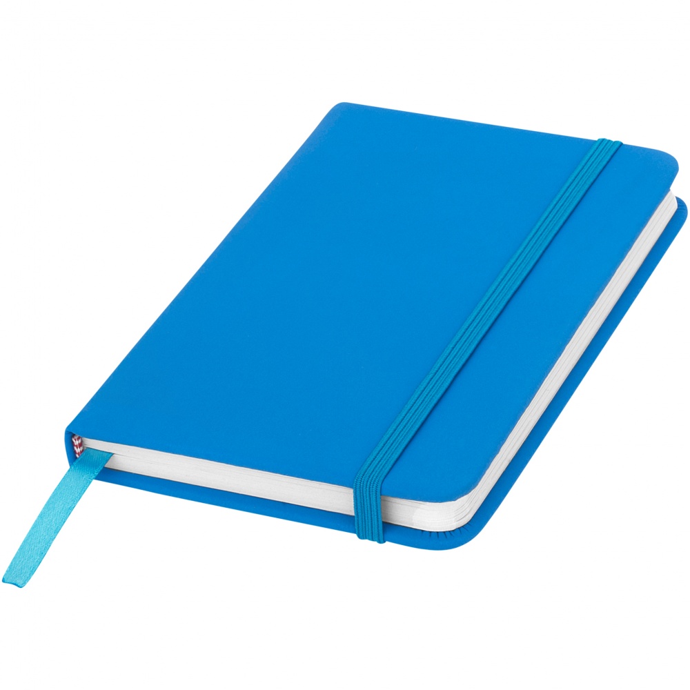 Logo trade promotional giveaway photo of: Spectrum A6 Notebook, turquoise