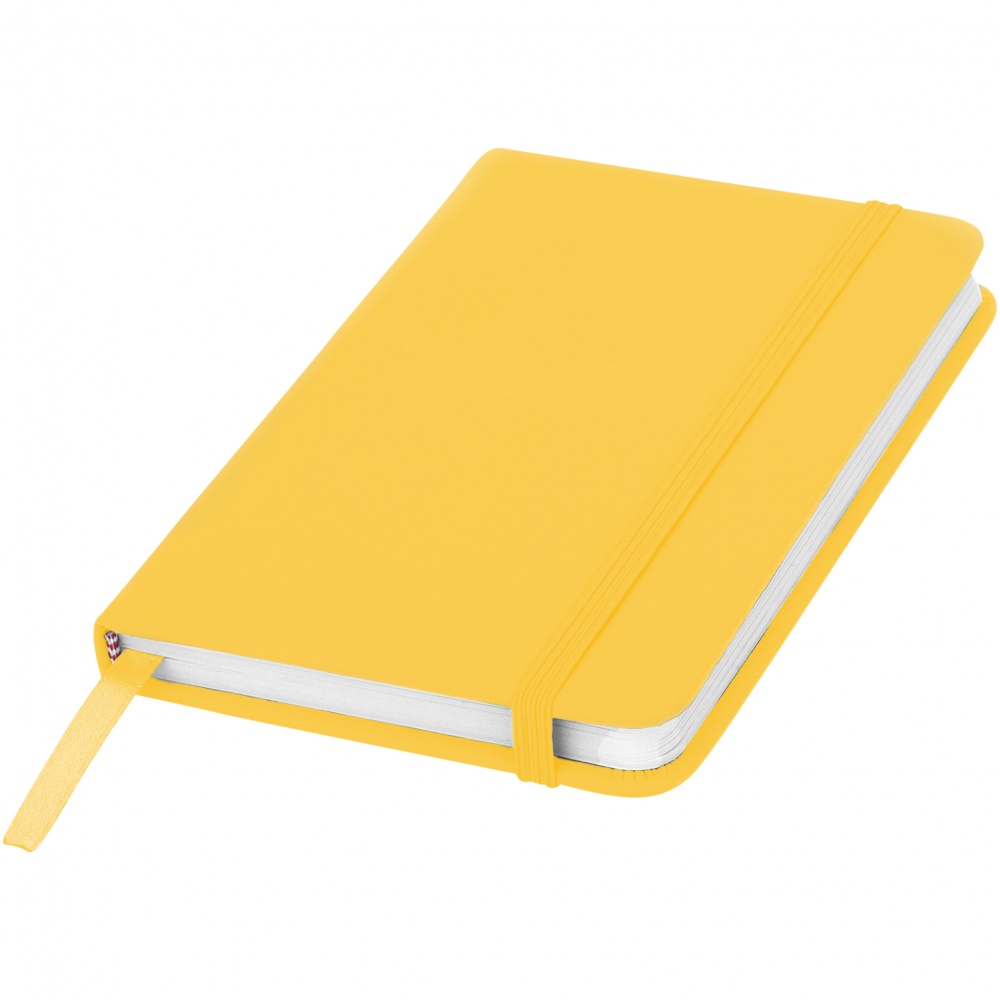 Logo trade promotional products picture of: Spectrum A6 Notebook, yellow