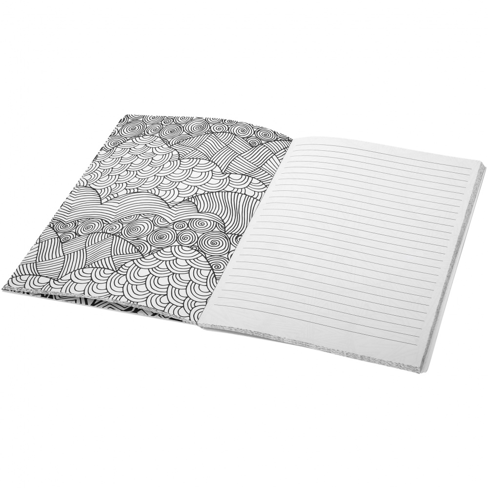 Logotrade promotional item picture of: Doodle Colour Therapy Notebook