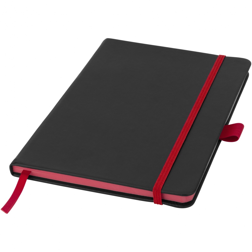 Logo trade promotional giveaway photo of: Colour Edge A5 Notebook, red