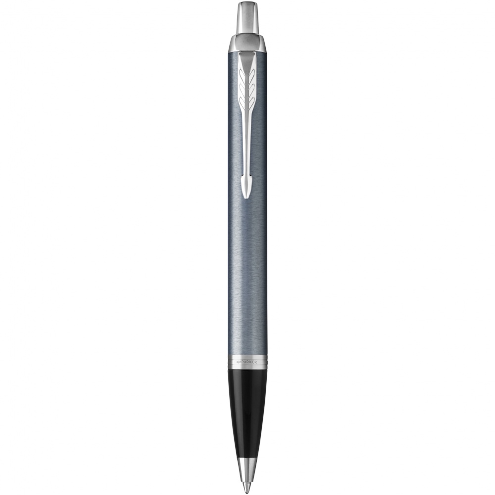 Logo trade promotional gift photo of: Parker IM ballpoint pen grey