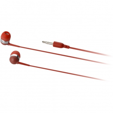 Logo trade promotional items picture of: Sargas earbuds, red