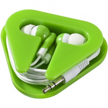 Logo trade promotional merchandise picture of: Rebel earbuds, light green