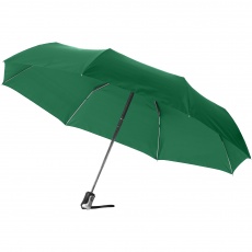 21.5" Alex 3-section auto open and close umbrella, green