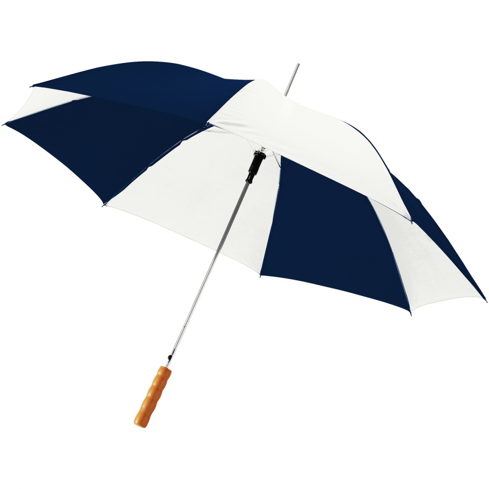 Logotrade promotional merchandise picture of: 23" Lisa automatic umbrella, dark blue/white