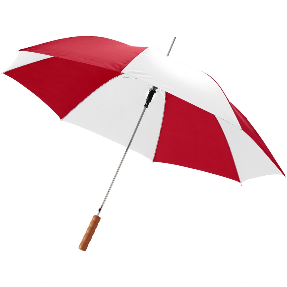 Logo trade promotional merchandise photo of: 23" Lisa automatic umbrella, red/white