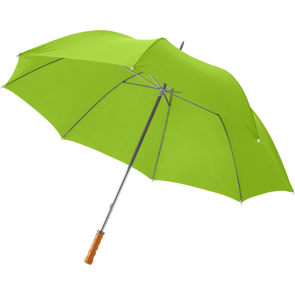 Logo trade advertising products image of: Karl 30" golf umbrella, lime green