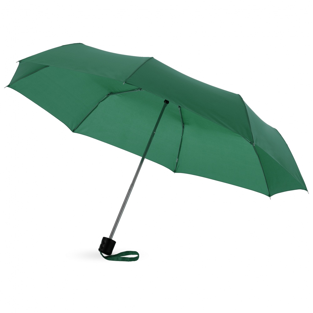 Logotrade business gift image of: Ida 21.5" foldable umbrella, green