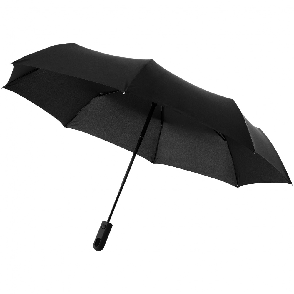 Logotrade promotional gift image of: 21.5" Traveler 3-section umbrella, black