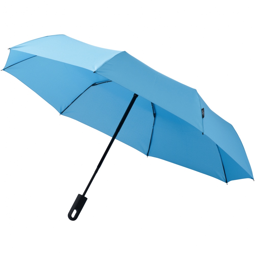 Logotrade advertising product image of: 21.5" Traveler 3-section umbrella, light blue