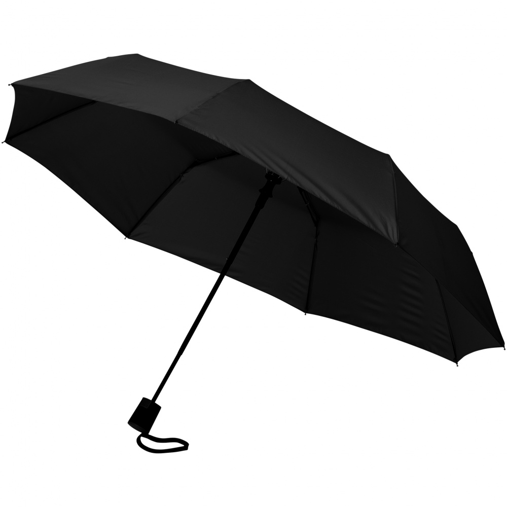 Logotrade promotional items photo of: 21" 3-section auto open umbrella Wali , black