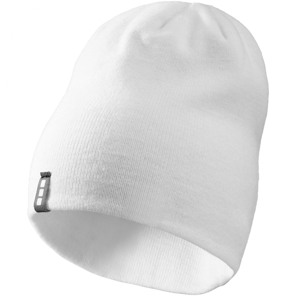 Logo trade promotional products image of: Level Beanie, white